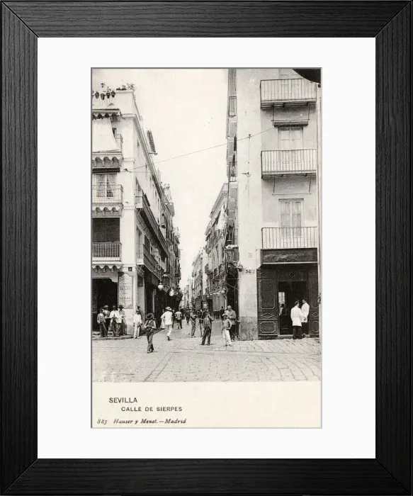 Framed Print : Calle de Sierpes, Seville, Spain Framed Print : Calle de Sierpes, Seville, Spain