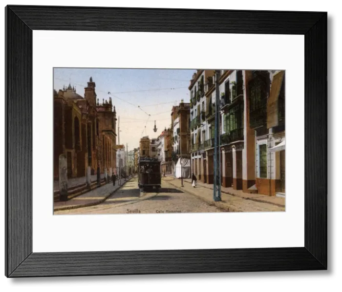 Framed Print : Calle Alemanes, Seville, Spain Framed Print : Calle Alemanes, Seville, Spain