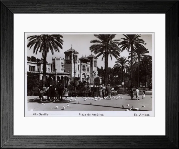 Framed Print : Plaza de America, Seville, Spain Framed Print : Plaza de America, Seville, Spain