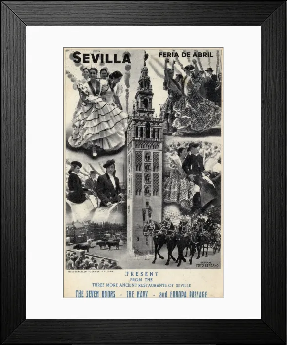 Framed Print : April Festival with Giralda belltower, Seville, Spain Framed Print : April Festival with Giralda belltower, Seville, Spain