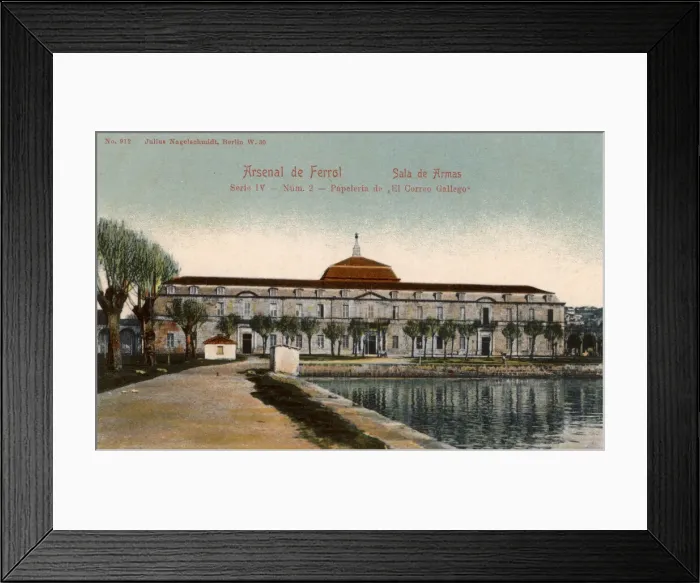 Framed Print : Sala de Armas, Arsenal building, Ferrol, Galicia, Spain Framed Print : Sala de Armas, Arsenal building, Ferrol, Galicia, Spain
