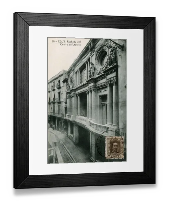 Framed Print : Reading Centre, Reus, Tarragona, Catalonia, Spain Framed Print : Reading Centre, Reus, Tarragona, Catalonia, Spain