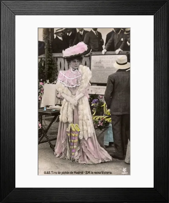 Framed Print : Queen of Spain, Victoria Eugenie of Battenberg Framed Print : Queen of Spain, Victoria Eugenie of Battenberg
