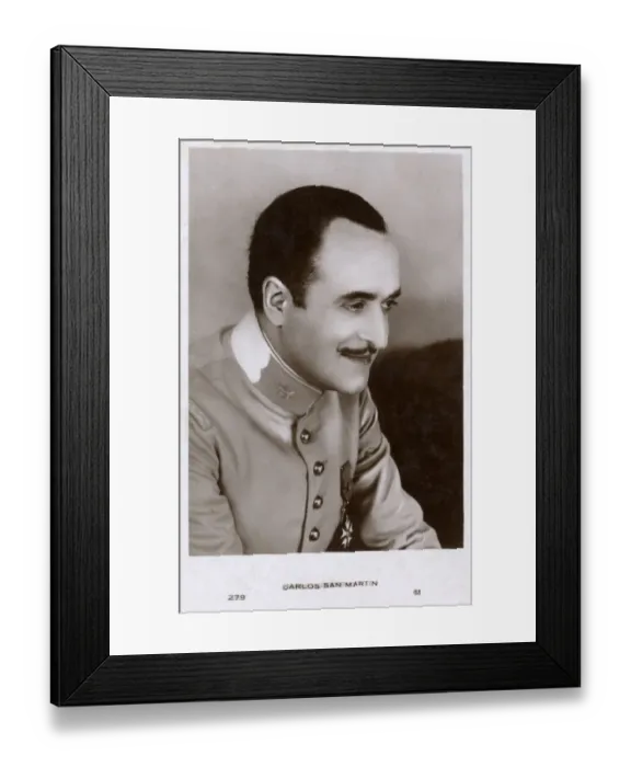 Framed Print : Carlos San Martin, Colombian actor and director Framed Print : Carlos San Martin, Colombian actor and director