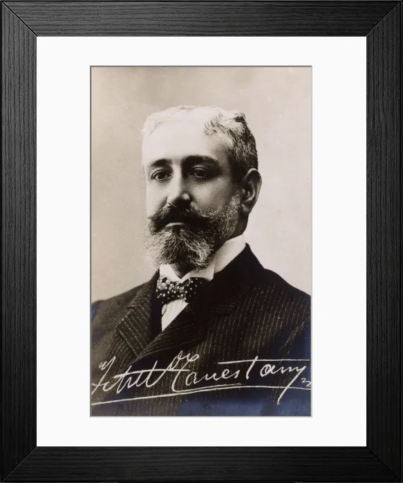 Framed Print : Middle-aged man in a studio photo Framed Print : Middle-aged man in a studio photo