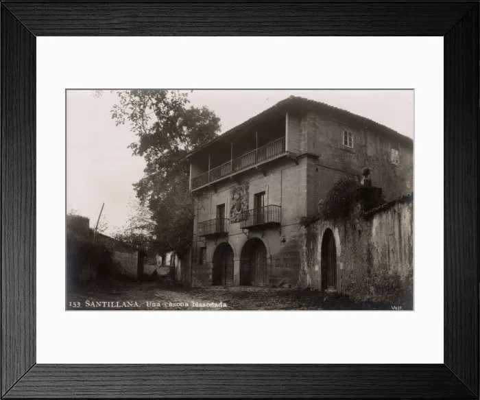 Framed Print : Large house in Santillana del Mar, Cantabria, Spain Framed Print : Large house in Santillana del Mar, Cantabria, Spain