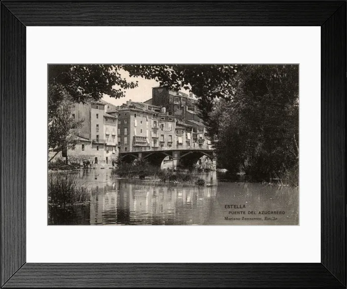 Framed Print : Azucarero Bridge, Estella-Lizarra, Navarre, Spain Framed Print : Azucarero Bridge, Estella-Lizarra, Navarre, Spain