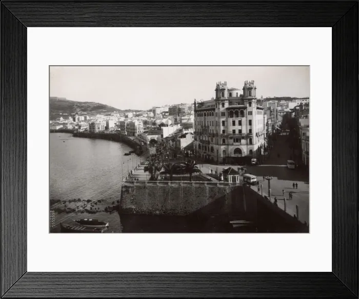 Framed Print : View of Ceuta, Spanish city in Morocco, North Africa Framed Print : View of Ceuta, Spanish city in Morocco, North Africa