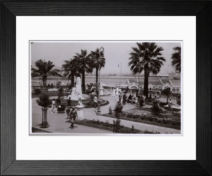 Framed Print : Promenade at Ceuta, Spanish city in Morocco, North Africa Framed Print : Promenade at Ceuta, Spanish city in Morocco, North Africa