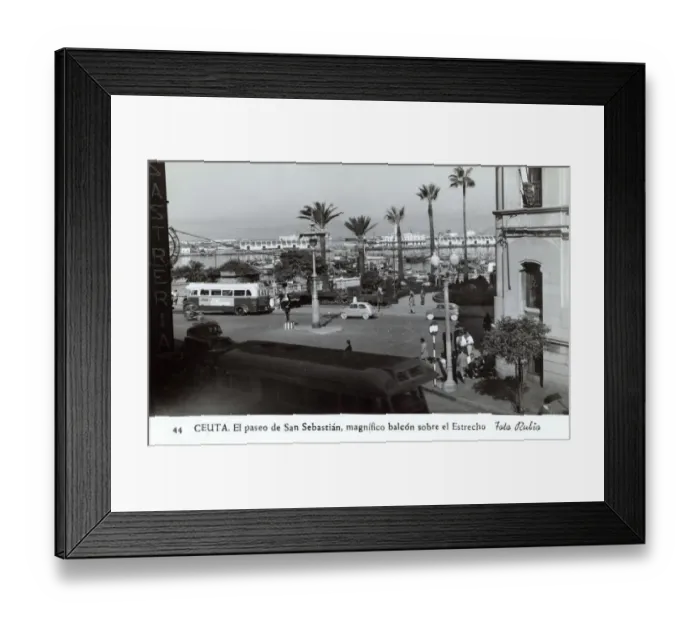 Framed Print : Promenade at Ceuta, Spanish city in Morocco, North Africa Framed Print : Promenade at Ceuta, Spanish city in Morocco, North Africa