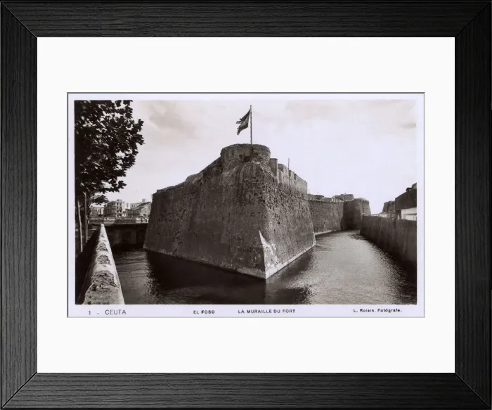 Framed Print : Fort at Ceuta, Spanish city in Morocco, North Africa Framed Print : Fort at Ceuta, Spanish city in Morocco, North Africa