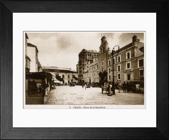 Framed Print : Plaza de la Republica, Ceuta, Morocco, North Africa Framed Print : Plaza de la Republica, Ceuta, Morocco, North Africa