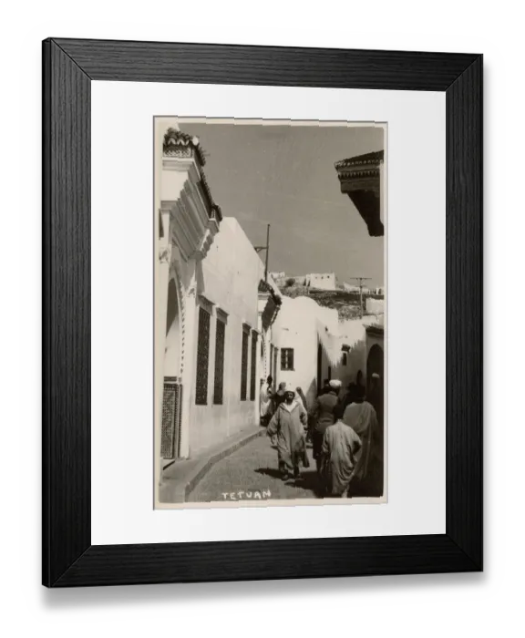 Framed Print : Moorish street, Tetouan, Morocco, North Africa Framed Print : Moorish street, Tetouan, Morocco, North Africa