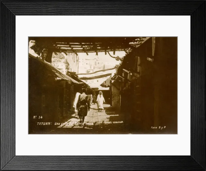 Framed Print : Moorish street, Tetouan, Morocco, North Africa Framed Print : Moorish street, Tetouan, Morocco, North Africa
