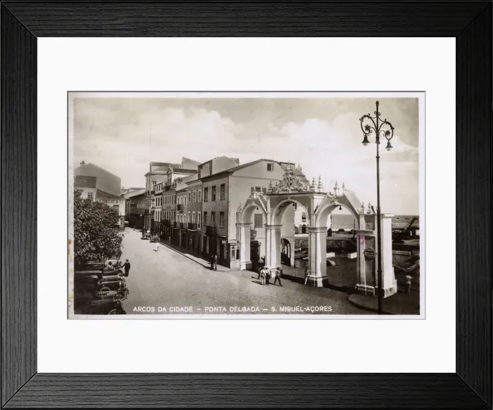 Framed Print : Joao Franco Street, Ponta Delgada, Sao Miguel Island, Azores Framed Print : Joao Franco Street, Ponta Delgada, Sao Miguel Island, Azores