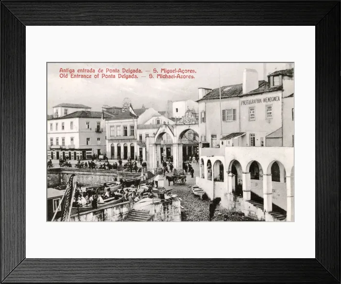 Framed Print : Arched entrance to Ponta Delgada, Sao Miguel Island, Azores Framed Print : Arched entrance to Ponta Delgada, Sao Miguel Island, Azores