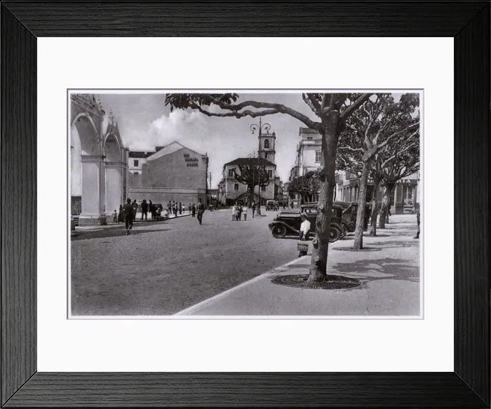Framed Print : Praca da Republica, Ponta Delgada, Sao Miguel Island, Azores Framed Print : Praca da Republica, Ponta Delgada, Sao Miguel Island, Azores