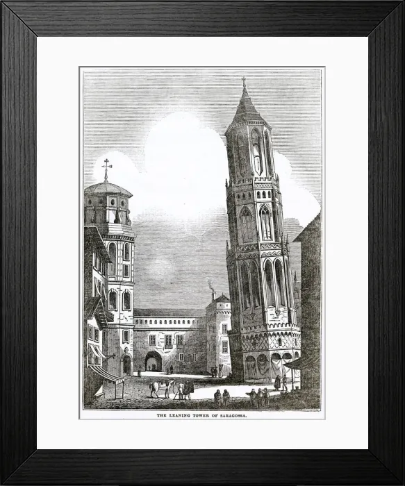 Framed Print : Leaning tower of Zaragoza Framed Print : Leaning tower of Zaragoza