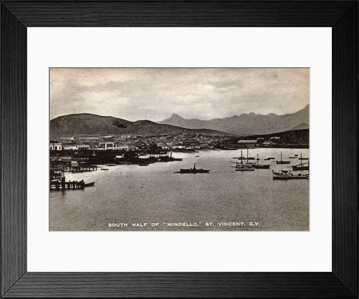 Framed Print : View of Mindello, St Vincent Island, Cape Verde Islands Framed Print : View of Mindello, St Vincent Island, Cape Verde Islands