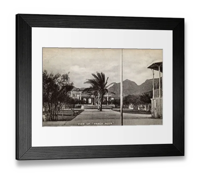 Framed Print : Praca Nova, Mindello, St Vincent Island, Cape Verde Islands Framed Print : Praca Nova, Mindello, St Vincent Island, Cape Verde Islands