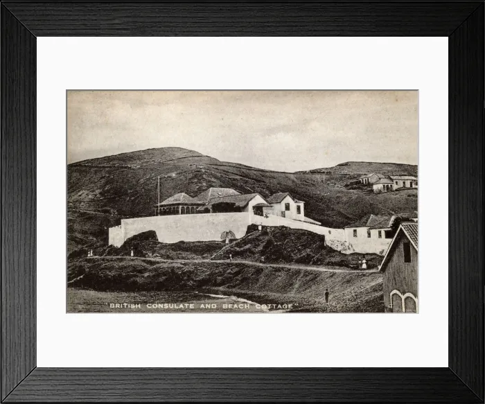 Framed Print : British Consulate, St Vincent Island, Cape Verde Islands Framed Print : British Consulate, St Vincent Island, Cape Verde Islands