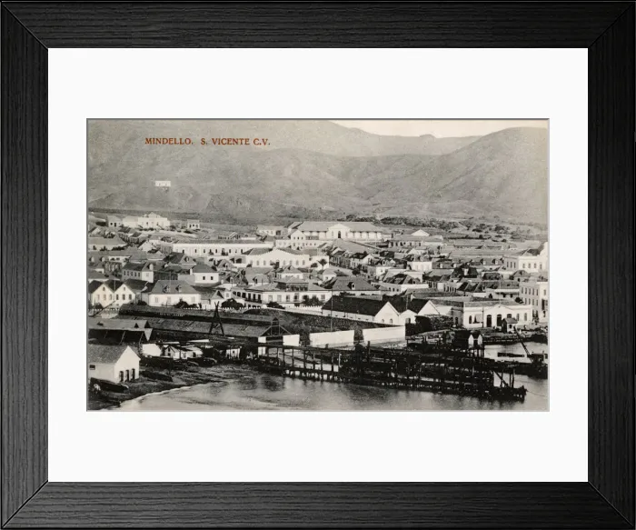 Framed Print : View of Mindello, St Vincent Island, Cape Verde Islands Framed Print : View of Mindello, St Vincent Island, Cape Verde Islands