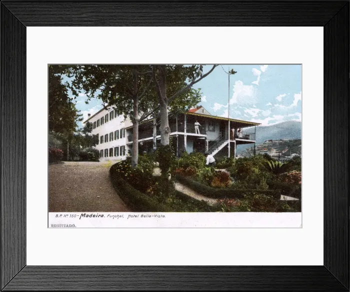 Framed Print : Hotel Bella Vista, Funchal, Madeira Framed Print : Hotel Bella Vista, Funchal, Madeira