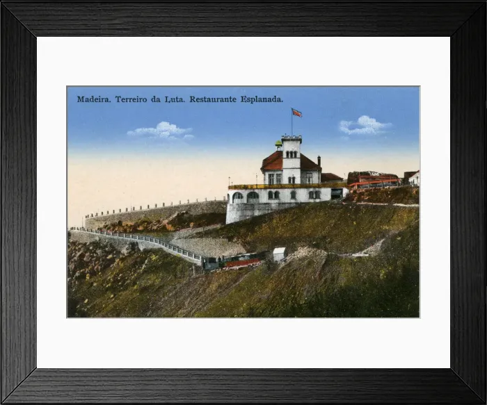 Framed Print : Esplanade Restaurant, Funchal, Madeira Framed Print : Esplanade Restaurant, Funchal, Madeira