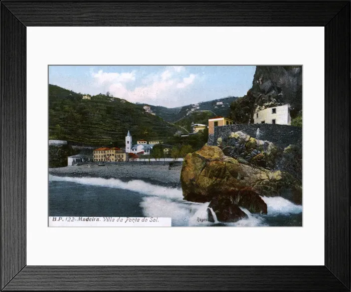 Framed Print : Coastal scene, Villa da Ponta do Sol, Madeira Framed Print : Coastal scene, Villa da Ponta do Sol, Madeira