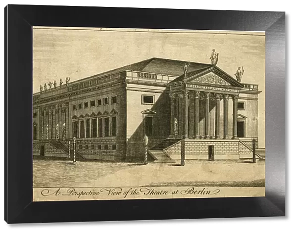A perspective view of the Theatre at Berlin