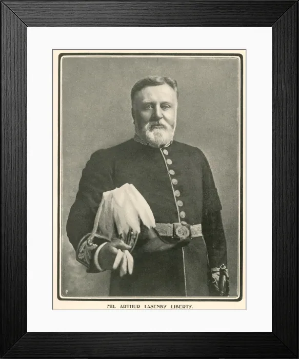 Framed Print : Arthur Lasenby Liberty, founder of Liberty & Co Framed Print : Arthur Lasenby Liberty, founder of Liberty & Co