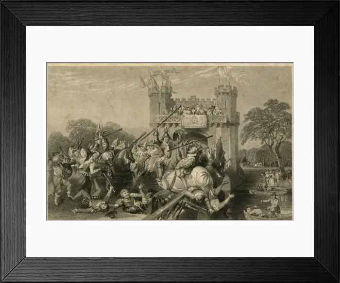Framed Print : Historical scene, The Good Old Times Framed Print : Historical scene, The Good Old Times