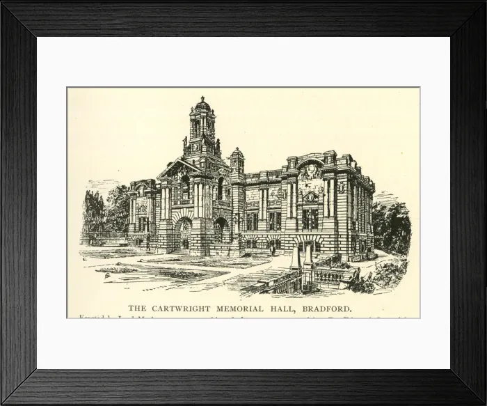 Framed Print : Cartwright Memorial Hall, Bradford, Yorkshire Framed Print : Cartwright Memorial Hall, Bradford, Yorkshire