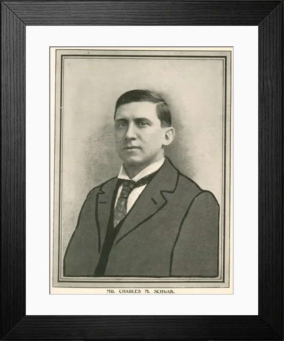 Framed Print : Charles M Schwab, Great American Steel Trust Framed Print : Charles M Schwab, Great American Steel Trust