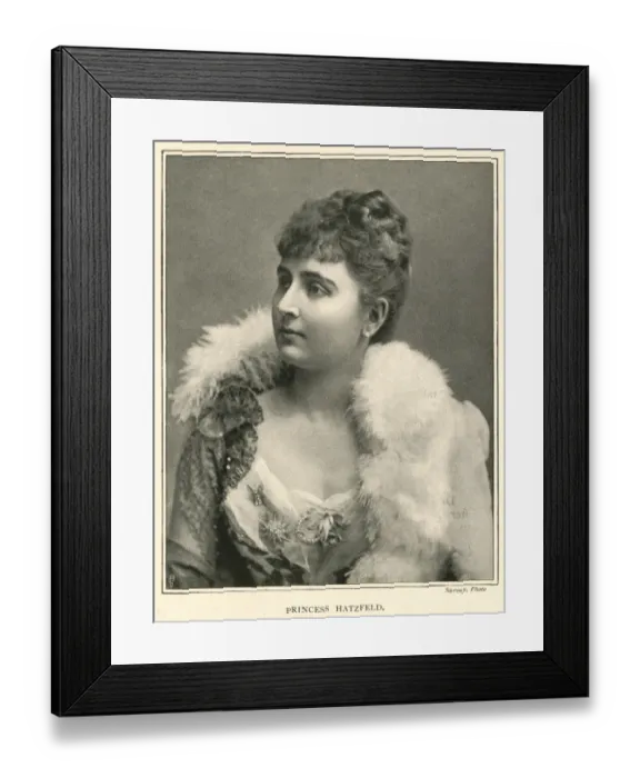 Framed Print : Clara (nee Huntingdon), Princess Hatzfeld Framed Print : Clara (nee Huntingdon), Princess Hatzfeld
