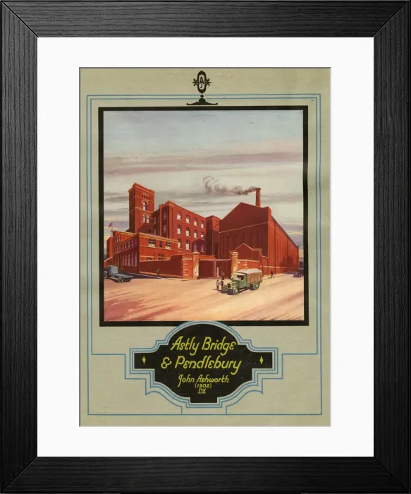 Framed Print : John Ashworth (1902) Ltd, Astly Bridge & Pendlebury Framed Print : John Ashworth (1902) Ltd, Astly Bridge & Pendlebury