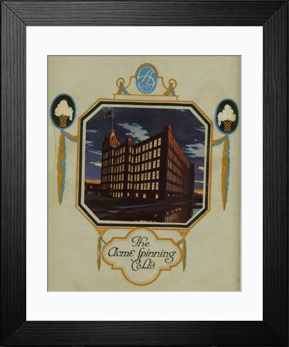 Framed Print : The Acme Spinning Co Ltd Framed Print : The Acme Spinning Co Ltd