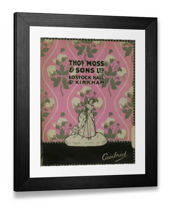 Framed Print : Thomas Moss & Sons Ltd, Lostock Hall & Kirkham Framed Print : Thomas Moss & Sons Ltd, Lostock Hall & Kirkham