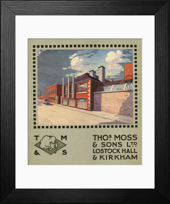 Framed Print : Thomas Moss & Sons Ltd, Lostock Hall & Kirkham Framed Print : Thomas Moss & Sons Ltd, Lostock Hall & Kirkham