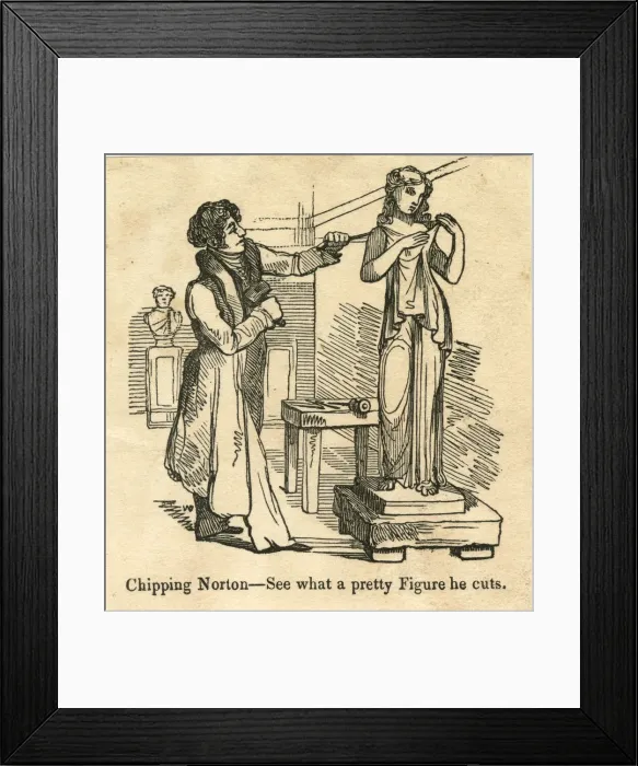 Framed Print : Cartoon, Chipping Norton Framed Print : Cartoon, Chipping Norton