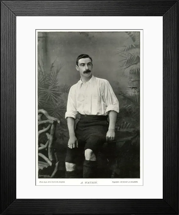 Framed Print : A Watson, Rotherham and Sheffield footballer Framed Print : A Watson, Rotherham and Sheffield footballer