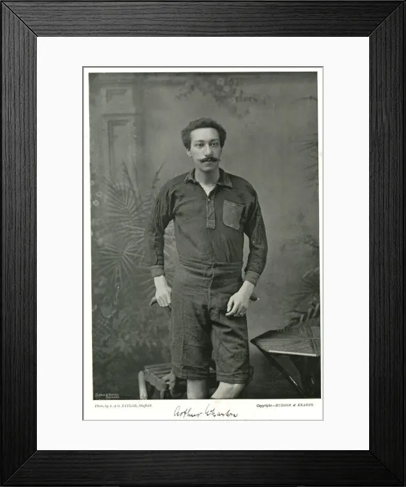 Framed Print : Arthur Wharton, Preston North End and Rotherham FC Framed Print : Arthur Wharton, Preston North End and Rotherham FC