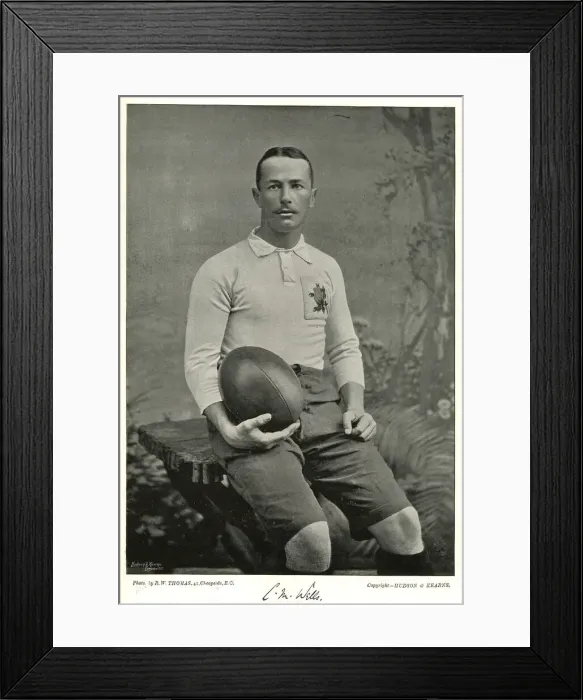 Framed Print : C M Wells, Harlequins and England International Rugby Framed Print : C M Wells, Harlequins and England International Rugby