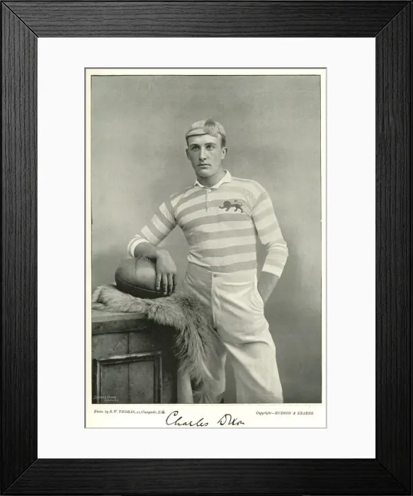 Framed Print : Charles Dixon, Rugby player and Rower Framed Print : Charles Dixon, Rugby player and Rower