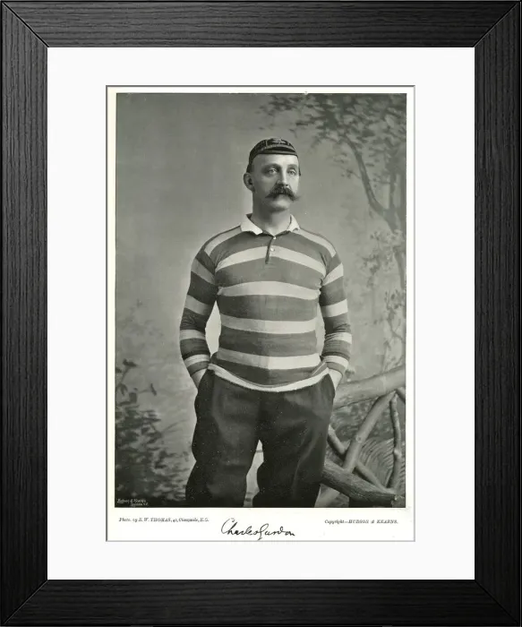 Framed Print : Charles Gurdon, England Rugby International player Framed Print : Charles Gurdon, England Rugby International player