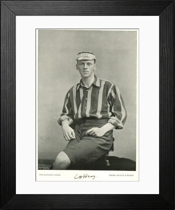 Framed Print : E H Bray, Cricketer and Footballer Framed Print : E H Bray, Cricketer and Footballer