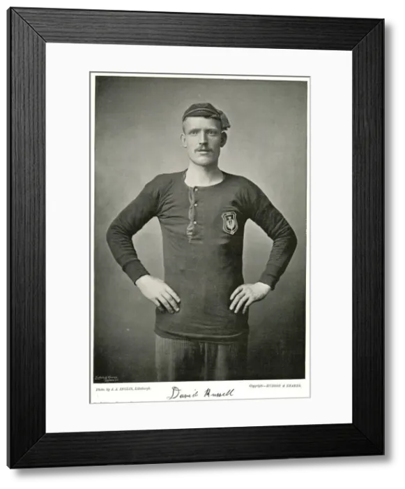 Framed Print : David Russell, Hearts and Preston North End footballer Framed Print : David Russell, Hearts and Preston North End footballer