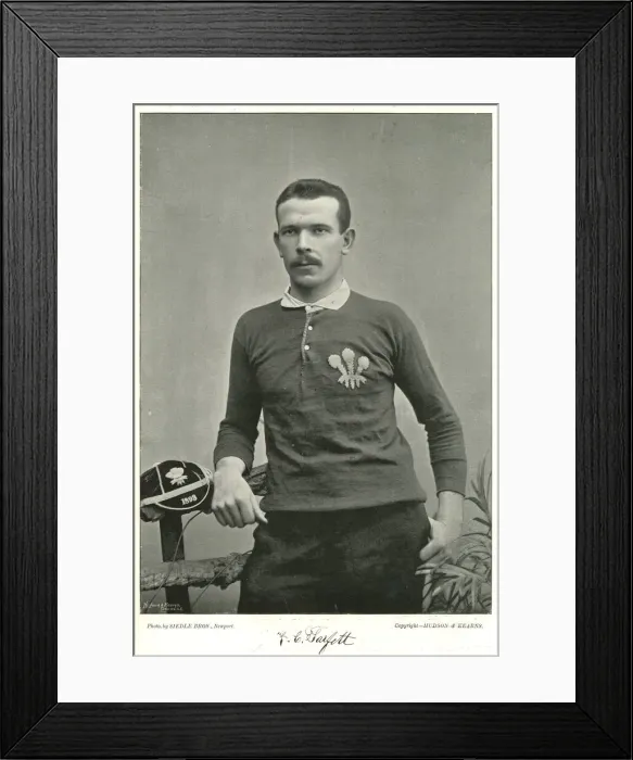 Framed Print : F C Parfitt, Wales International Rugby player Framed Print : F C Parfitt, Wales International Rugby player