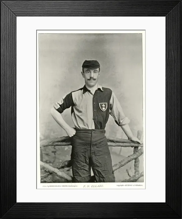 Framed Print : F N Ellaby, Footballer, Rugby player and Cricketer Framed Print : F N Ellaby, Footballer, Rugby player and Cricketer