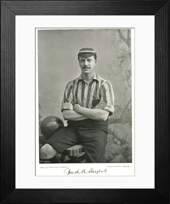 Framed Print : Fred A Sargent, athlete, cricketer, Watford Rovers FC Framed Print : Fred A Sargent, athlete, cricketer, Watford Rovers FC